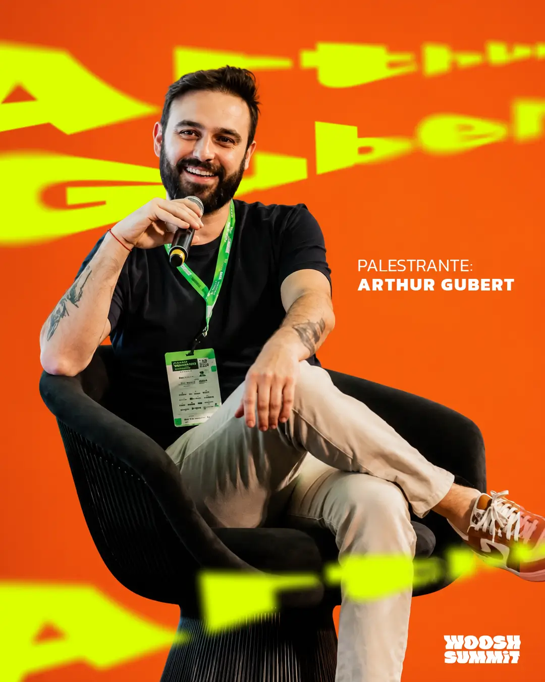 Arthur Gubert, palestrante confirmado no Woosh Summit