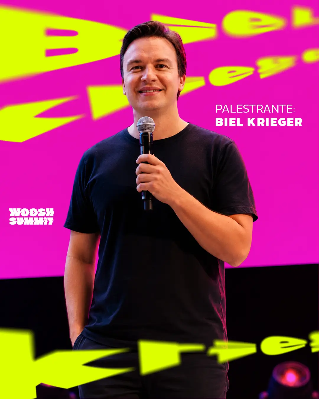 Biel, palestrante confirmado no Woosh Summit